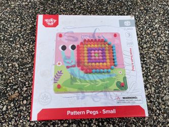 Tooky Toy Pattern Pegs - Small