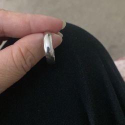 Real 925 Sterling Silver Wedding Band Size 10