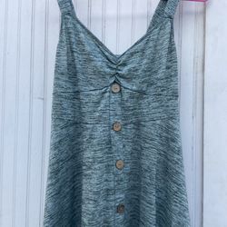 Womens Button Dress Size L