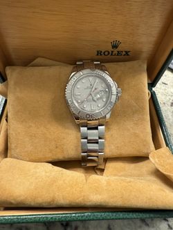 Rolex Yacht master platinum bezel $11500