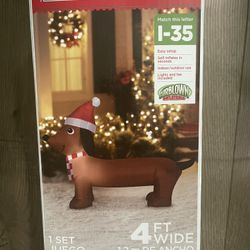 Christmas Dog Blow Up