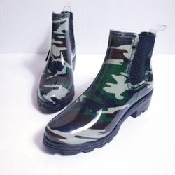 CAMOUFLAGE, SEVEN 7 FOOTWEAR RAIN BOOTIE