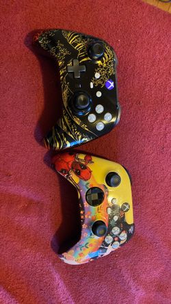Two Customize Xbox X Controllers Elite And regular