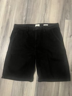 Y2k baggy jorts black cotton on
