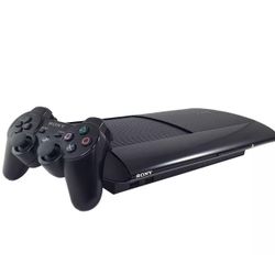 Refurbished PlayStation 3 PS3 Super Slim 250GB - Black Good