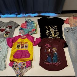 Girl clothes & Bathing Suits Size 6