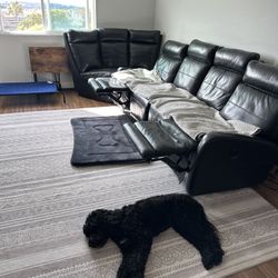 Black Leather Couch