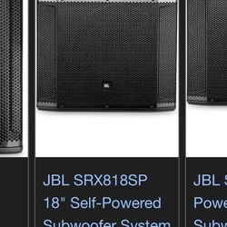 Sub Jbl Srx818sp 1 Pair 