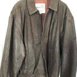 Men’s Leather Jacket, Size XL