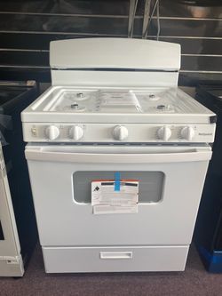 Hotpoint 30-in 4 burners 4.8-cu ft Freestanding Natural Gas Range (White )
