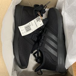 adidas women Cloudfoam Pure 2.0  Shoes Black Size 5 Or 5.5 New In Box