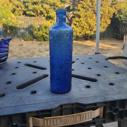 VTG 11-1/2" COBALT BLUE GLASS