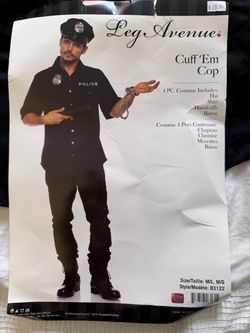 Police Officer Halloween Costume M/L – Leg Avenue + Accessories