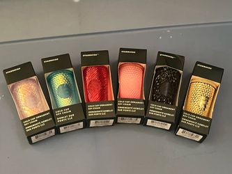 Starbucks COLD CUP ORNAMENT KEY CHAIN Set of 6