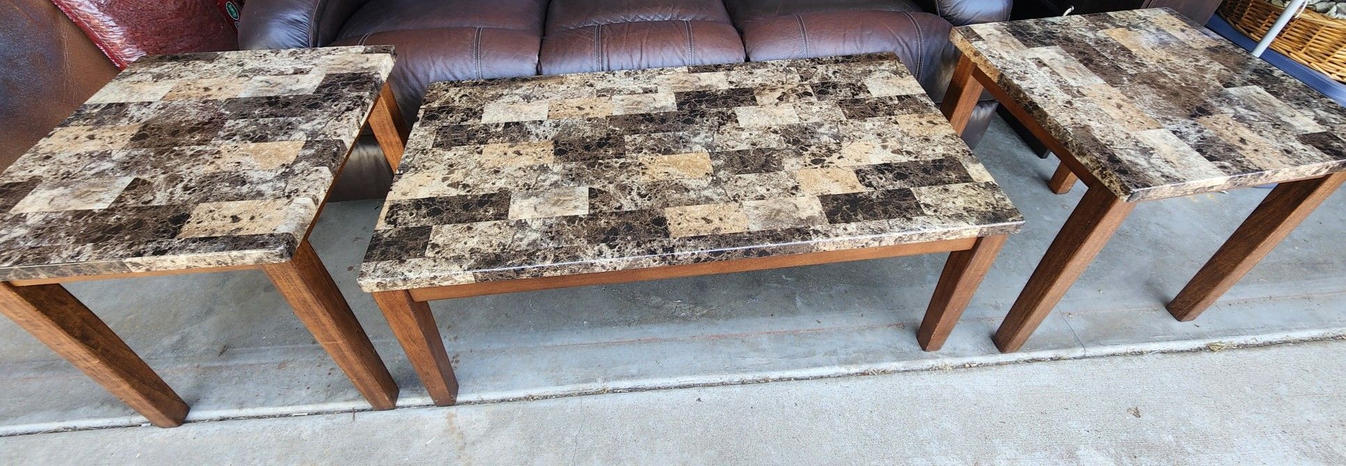 Coffee Table And End Tables