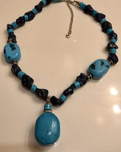 Turquoise and Lapis Lazuli Necklace