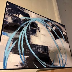 Blue Abstract painting 