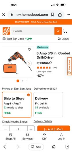 Ridgid drill