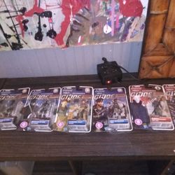 (6) GI JOE UNOPENED FIGURES
-ALL STILL IN ORIGINAL PACKAGING...ASKING JUST 65 FOR ALL 6 OR 15 EACH