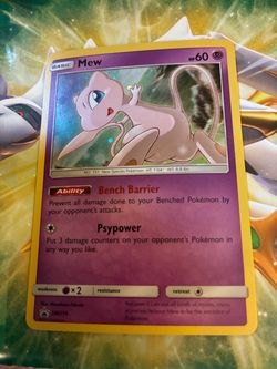 Mew Shining Legends Promo Pokemon Card MP