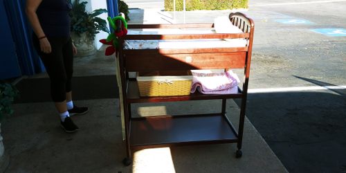 Baby changing table