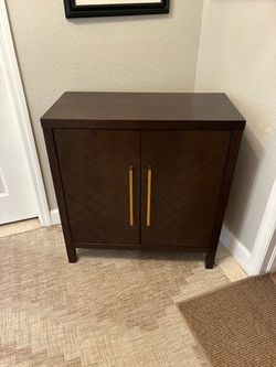 Godehart Accent Cabinet Dark brown color $100