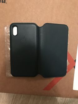 IPHONE X s Leather Folio BRAND NEW
