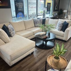 Sectional On Sale Now! 139” X 96”