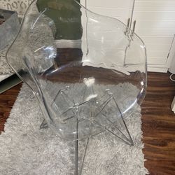Clear Acrylic Chairs Set Of Two