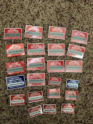 New Roblox Virtual Codes From Blind Box For Sale In Dupont Wa Offerup - codes color burst roblox