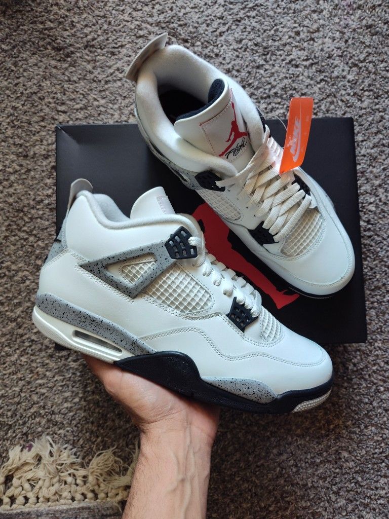Jordan Retro 4 White Cement 2025