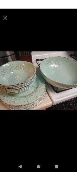 Hard Plastic Dish Set