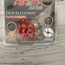 Apex Gear Doubledown Bow String Silencer, New In Package