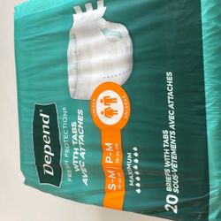 I Have Three Bags Unopened Of The depends  And One Open Bag Of Fit Right 