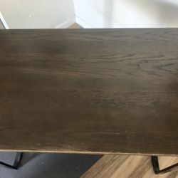 Desk With Rolling Cart 