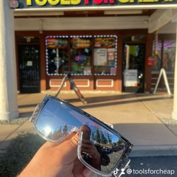 BOMBER EYEWEAR BUZZ Bomb Safety - Silver Mirror Crystal $46 ( Includes microfiber bag )