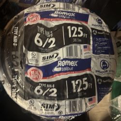 romex 6/2 125ft 280$