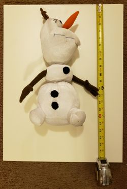 Disney's Frozen Olaf plush doll.
