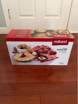 Two (2) raclette sets