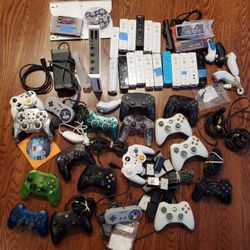 Video game lot for parts and repair, xbox, Playstation, Nintendo