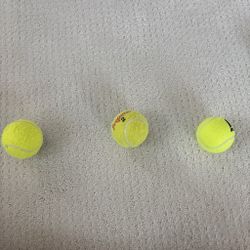 3 tennis balls