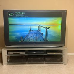 Sony 63 Inch LCD Projection TV With Stand 