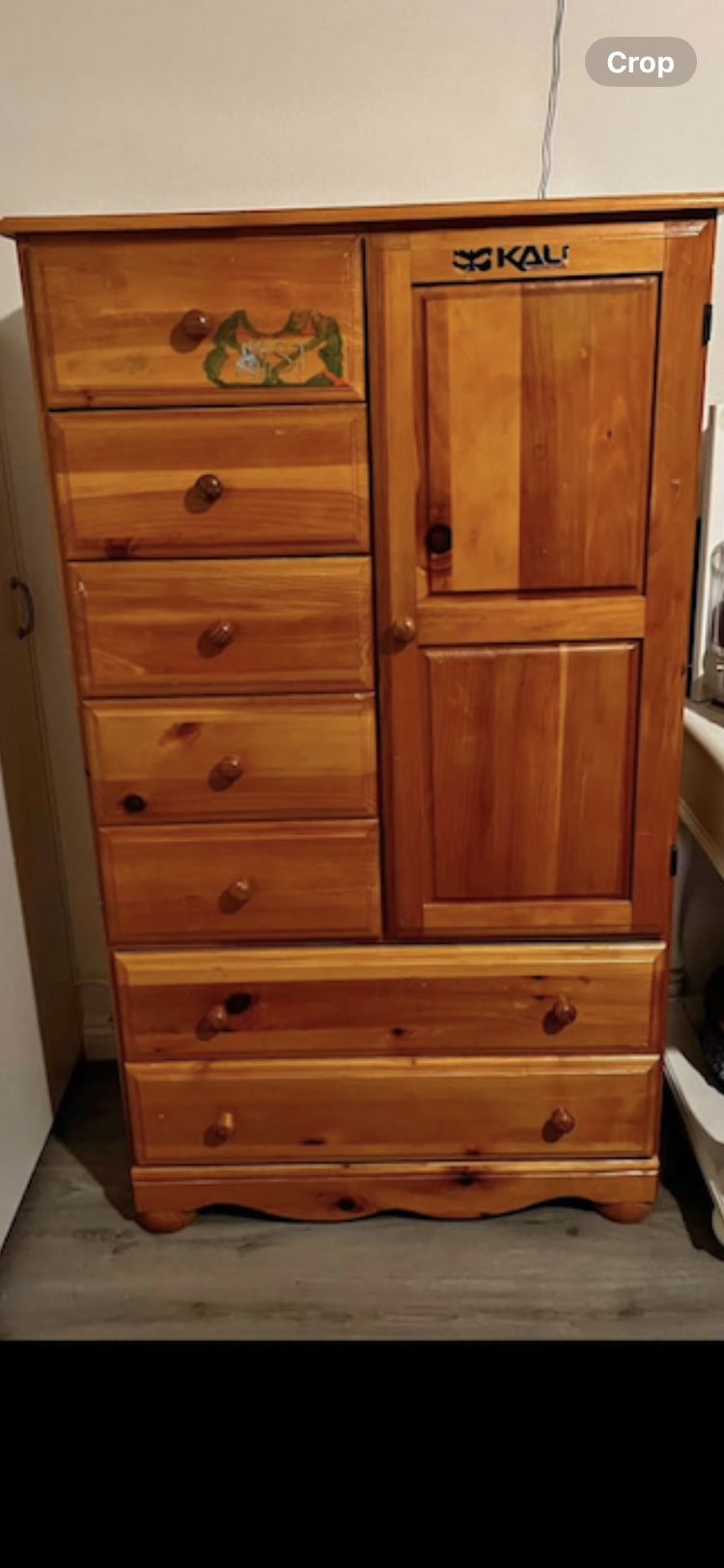 Solid Wood Armoire/Dresser