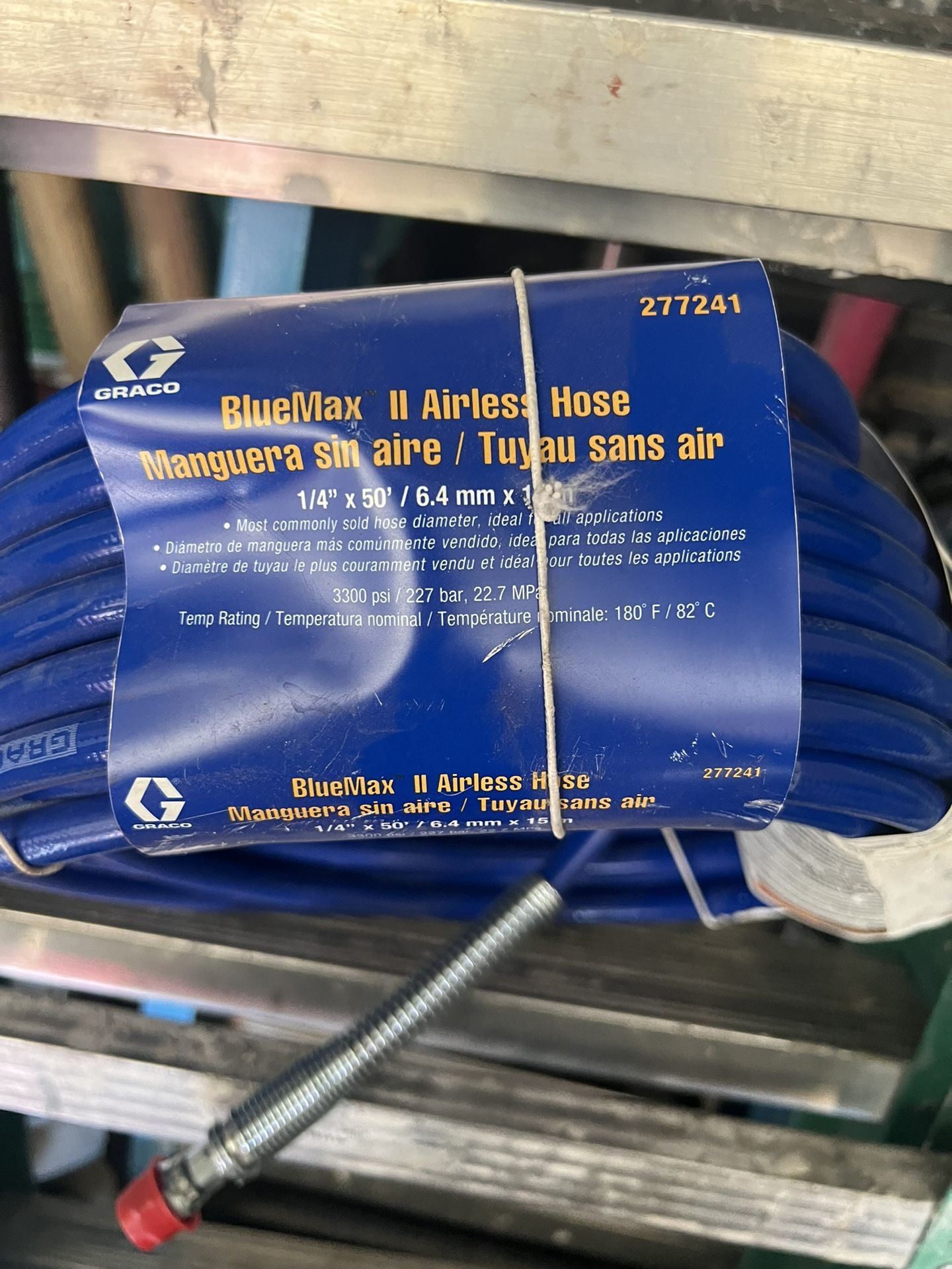 Graco 277241 50' × 1/4" Blue Hose