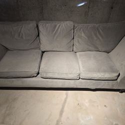 Gray sofa 2 and 3 seats