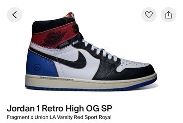 Jordan 1 Union Fragment Red Sport Royal