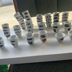 Mini NFL Ceramic Cups