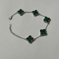 925 Silver Plated Van Cleef Styled Bracelet