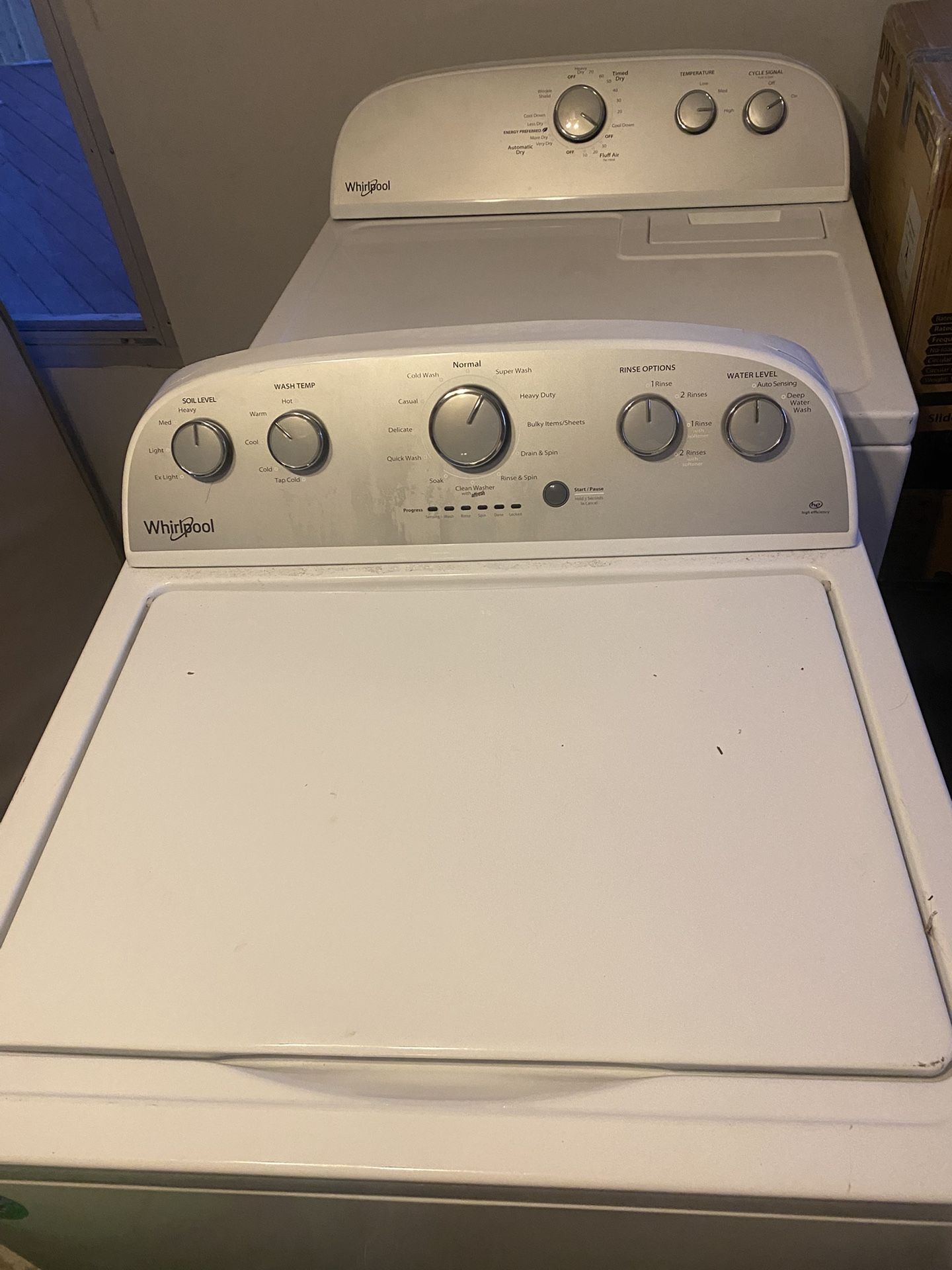 Whirlpool Washer And Dryer
