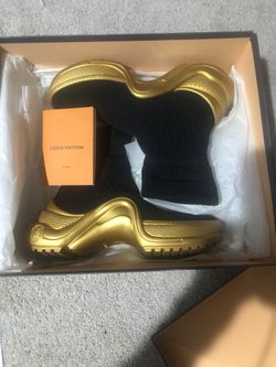 LV Stretch Boots Authentic